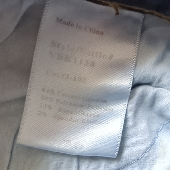 KanCan Distressed Stretchy Mid Rise Skinny Ankle Raw Hem Blue Jeans Size 26 - Picture 3 of 7